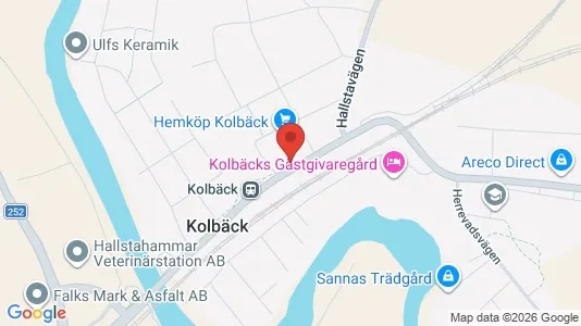 Bostadsrätter till salu i Hallstahammar - kort over placeringen