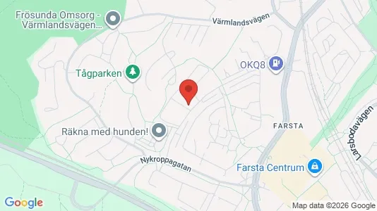 Lägenheter till salu i Söderort - kort over placeringen