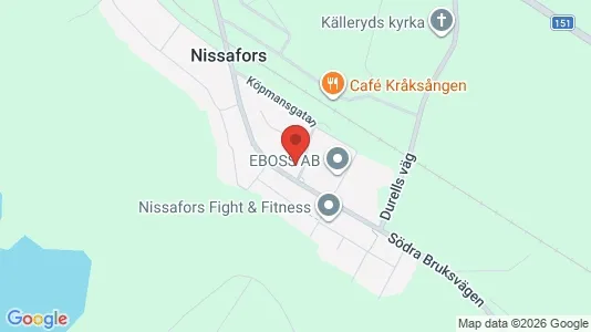 Lägenheter till salu i Gnosjö - kort over placeringen