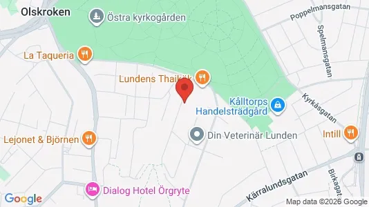 Bostadsrätter till salu i Örgryte-Härlanda - kort over placeringen