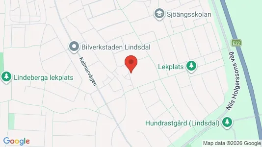 Bostadsrätter till salu i Kalmar - kort over placeringen