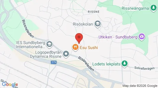 Bostadsrätter till salu i Sundbyberg - kort over placeringen