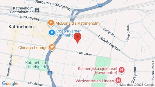 Lägenheter att hyra i Katrineholm - kort over placeringen