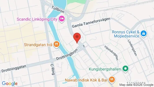 Bostadsrätter till salu i Linköping - kort over placeringen