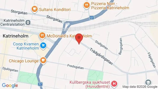 Lägenheter att hyra i Katrineholm - kort over placeringen