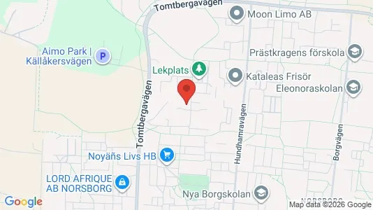 Bostadsrätter till salu i Botkyrka - kort over placeringen