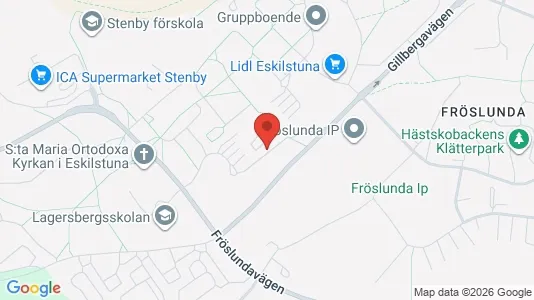 Lägenheter att hyra i Eskilstuna - kort over placeringen