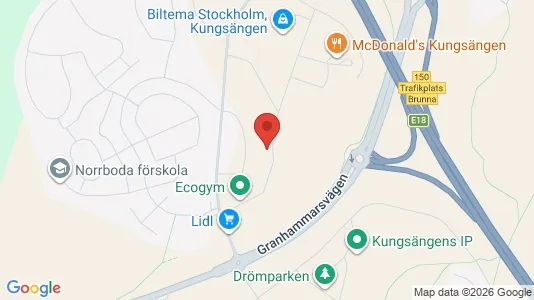 Bostadsrätter till salu i Upplands-Bro - kort over placeringen