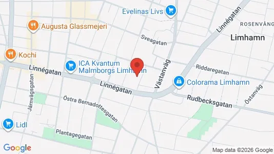 Lägenheter till salu i Malmö Centrum - kort over placeringen