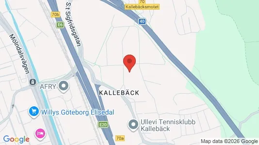 Bostadsrätter till salu i Örgryte-Härlanda - kort over placeringen