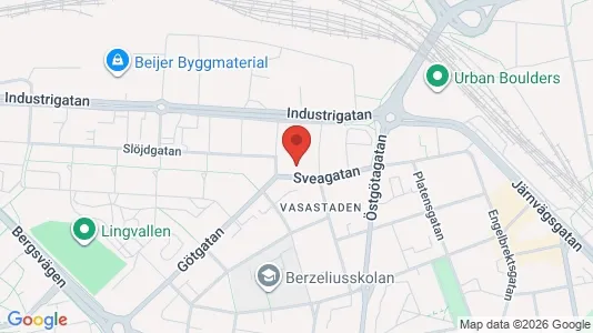 Bostadsrätter till salu i Linköping - kort over placeringen