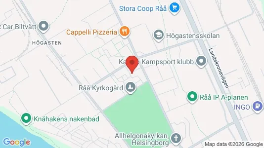 Lägenheter till salu i Helsingborg - kort over placeringen