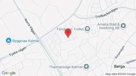 Lägenheter till salu i Kalmar - kort over placeringen