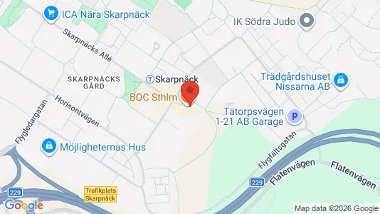 Lägenheter till salu i Söderort - kort over placeringen