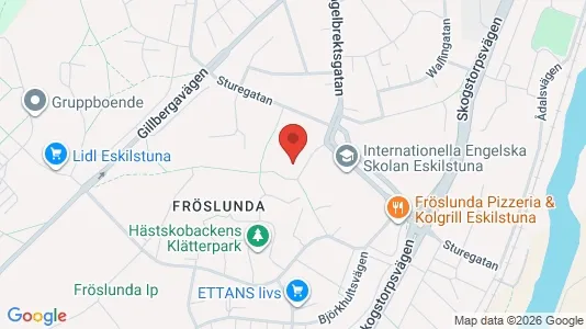 Lägenheter att hyra i Eskilstuna - kort over placeringen