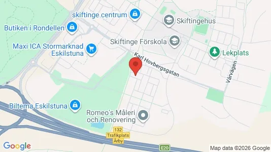 Lägenheter att hyra i Eskilstuna - kort over placeringen