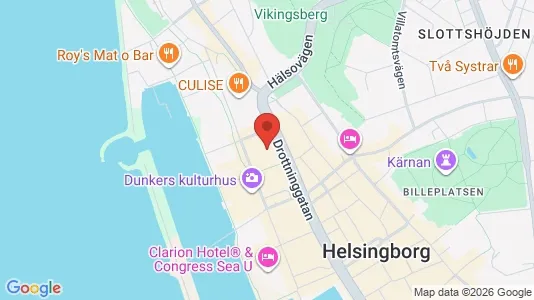 Lägenheter att hyra i Helsingborg - kort over placeringen