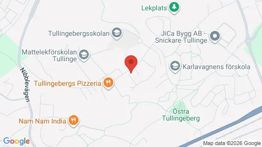 Bostadsrätter till salu i Botkyrka - kort over placeringen