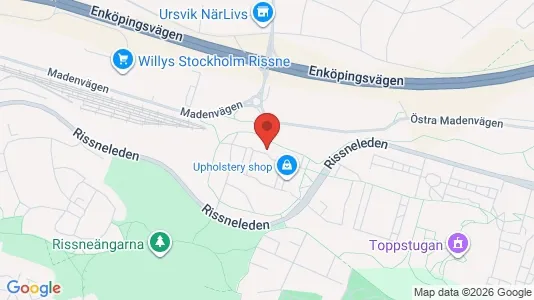Lägenheter till salu i Täby - kort over placeringen