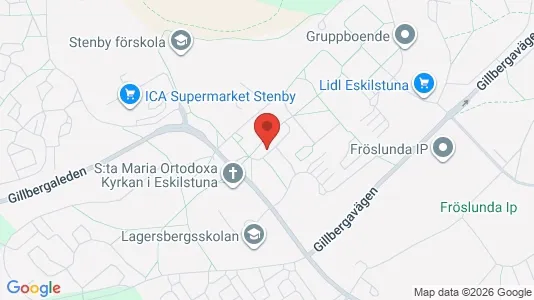 Lägenheter att hyra i Eskilstuna - kort over placeringen