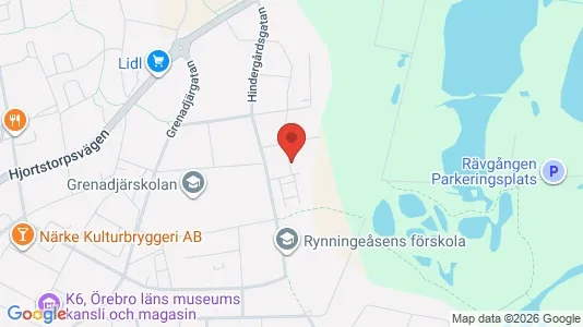 Bostadsrätter till salu i Örebro - kort over placeringen