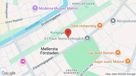 Lägenheter till salu i Malmö Centrum - kort over placeringen