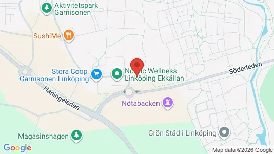 Bostadsrätter till salu i Linköping - kort over placeringen