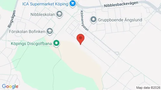 Lägenheter till salu i Köping - kort over placeringen
