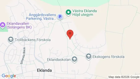 Lägenheter till salu i Mölndal - kort over placeringen