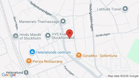 Lägenheter till salu i Sollentuna - kort over placeringen