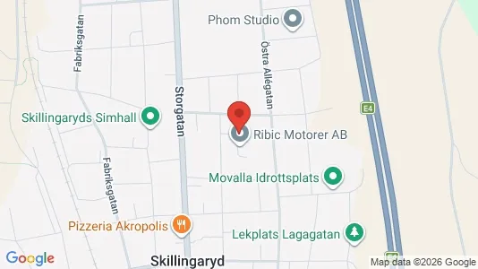 Lägenheter att hyra i Vaggeryd - kort over placeringen