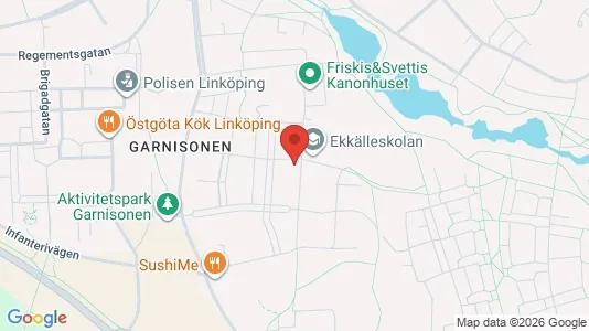 Bostadsrätter till salu i Linköping - kort over placeringen