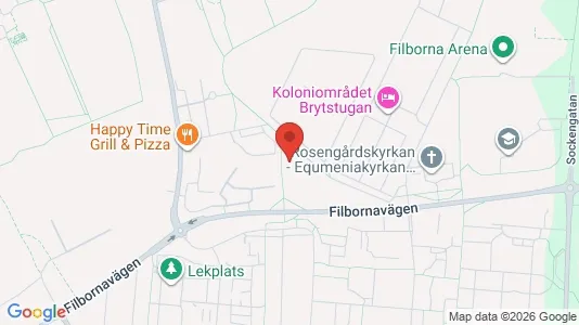 Bostadsrätter till salu i Helsingborg - kort over placeringen