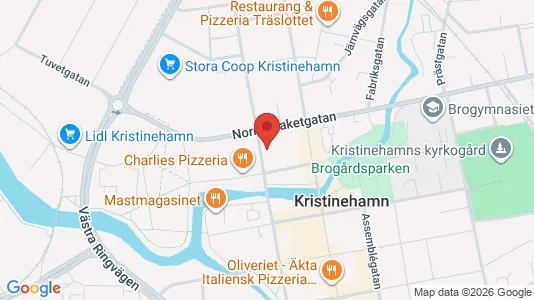 Bostadsrätter till salu i Kristinehamn - kort over placeringen
