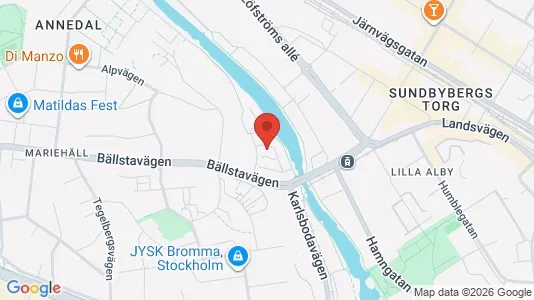 Lägenheter till salu i Västerort - kort over placeringen
