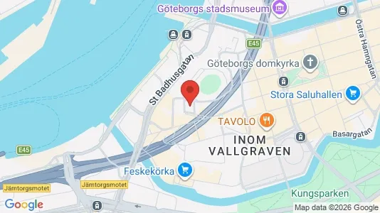Lägenheter till salu i Göteborg Centrum - kort over placeringen