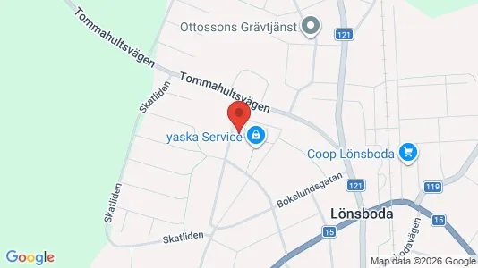 Lägenheter att hyra i Osby - Bild från Google Street View