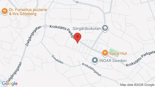 Lägenheter till salu i Mölndal - kort over placeringen