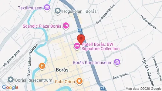 Lägenheter till salu i Borås - kort over placeringen