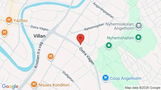 Lägenheter till salu i Ängelholm - kort over placeringen