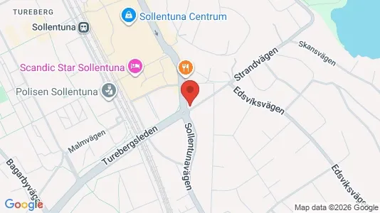 Lägenheter till salu i Sollentuna - kort over placeringen