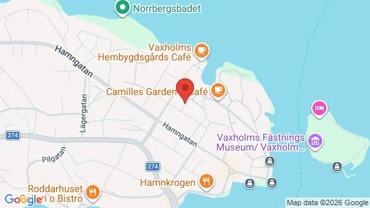 Lägenheter till salu i Vaxholm - kort over placeringen