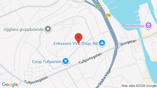 Lägenheter till salu i Härnösand - kort over placeringen
