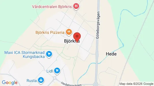 Lägenheter till salu i Kungsbacka - kort over placeringen