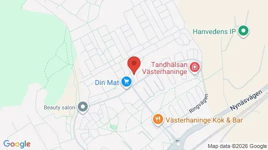 Lägenheter till salu i Haninge - kort over placeringen