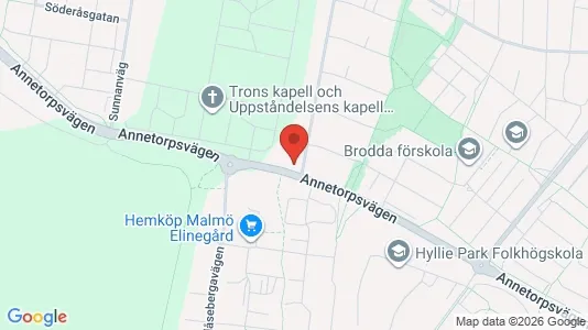 Lägenheter att hyra i Limhamn/Bunkeflo - kort over placeringen