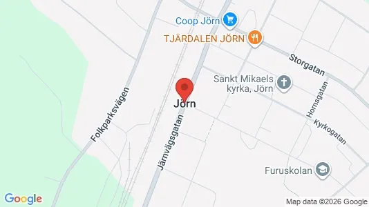 Lägenheter att hyra i Skellefteå - kort over placeringen