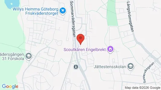 Lägenheter till salu i Västra hisingen - kort over placeringen