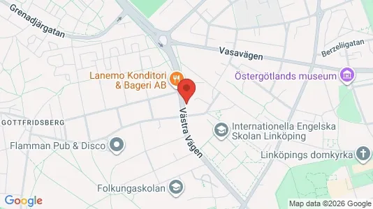 Lägenheter till salu i Linköping - kort over placeringen
