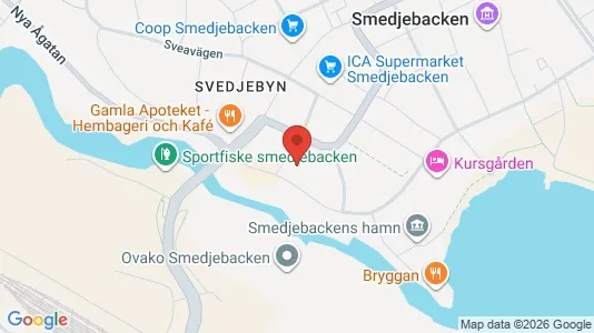 Lägenheter att hyra i Smedjebacken - kort over placeringen